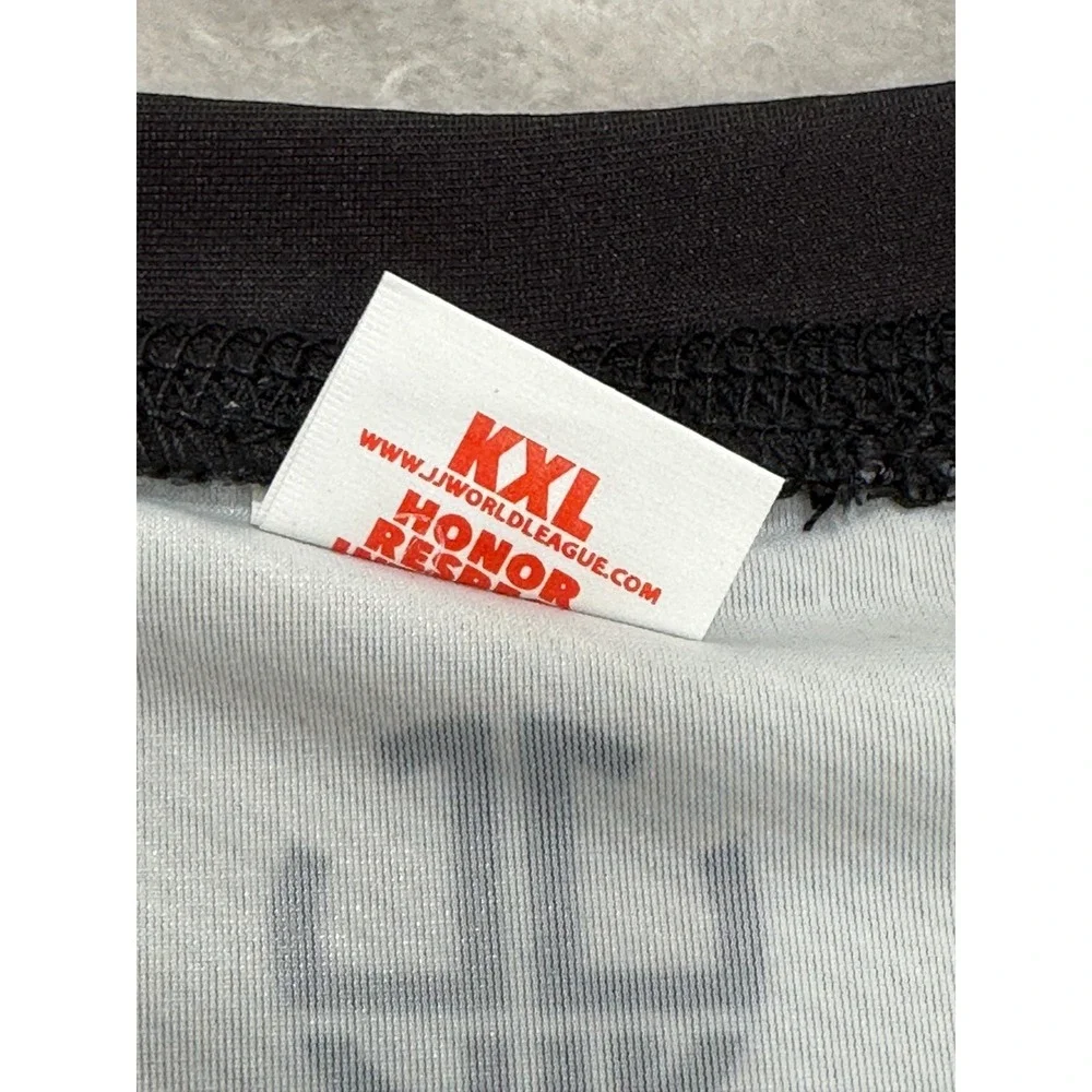 Jiu Jitsu BJJ Rash Guard Kids Size KXL White Gray Long Sleeve Red Phoenix NWOT